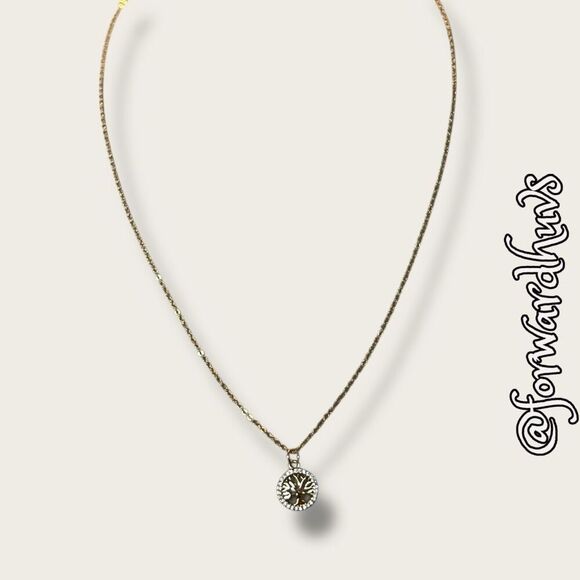 Bundle Sale 3 for $15 | Gold Tone Tree of Life Pendant Necklace with Clear Rhine - Picture 3 of 9